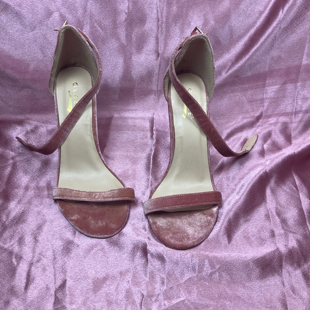 Pink mauve heels